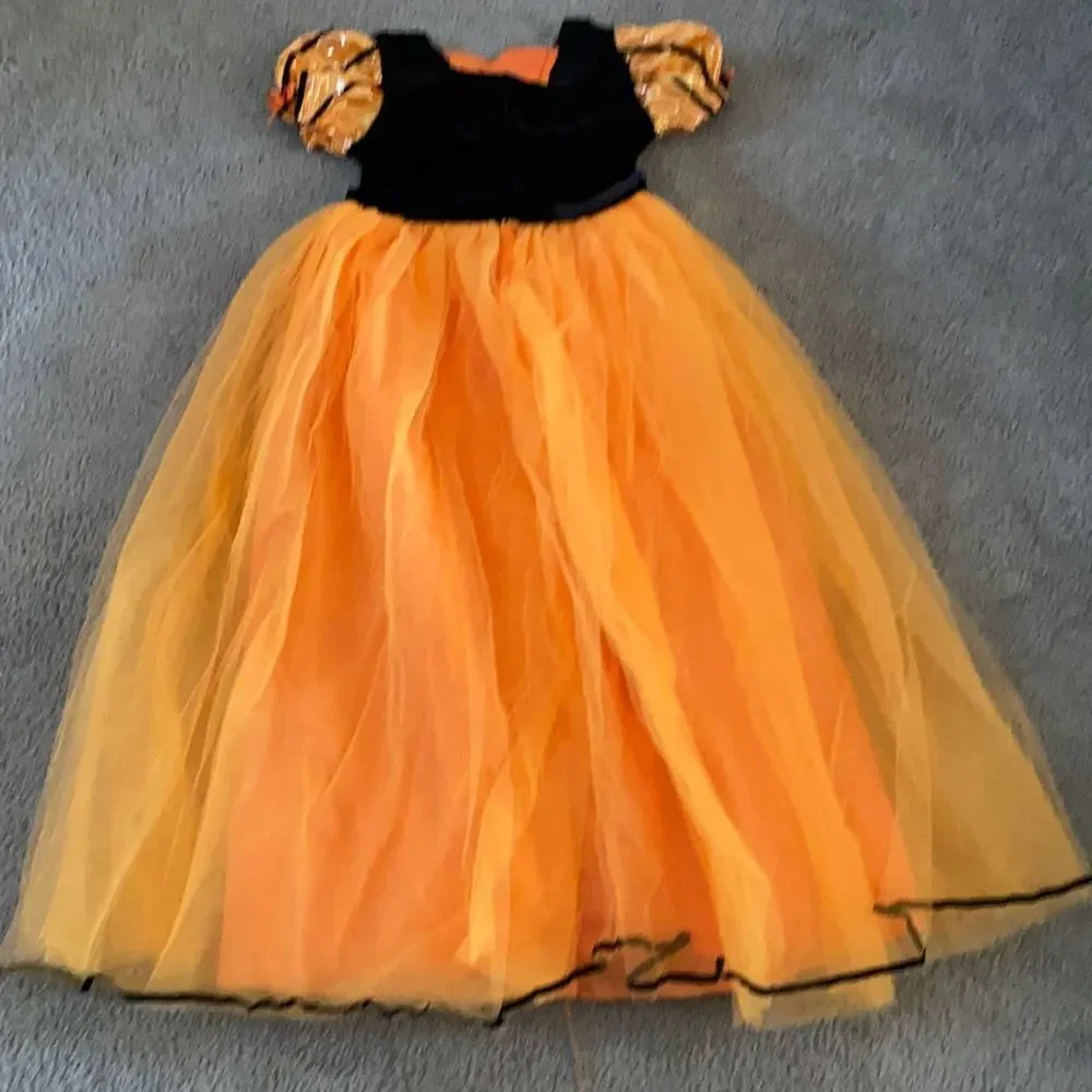 Kids Witch Dress Halloween Costume Size L (10-12) *Dress Only